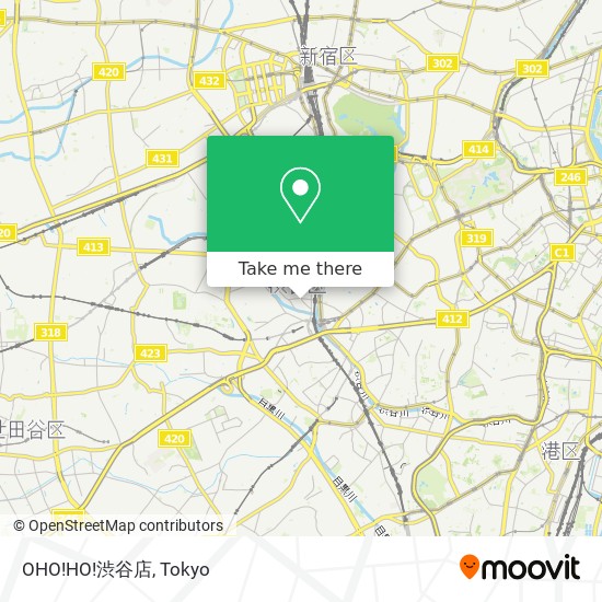 OHO!HO!渋谷店 map