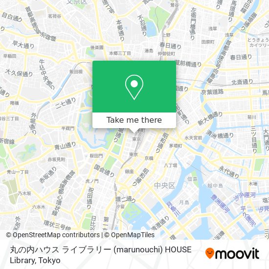 丸の内ハウス ライブラリー (marunouchi) HOUSE Library map