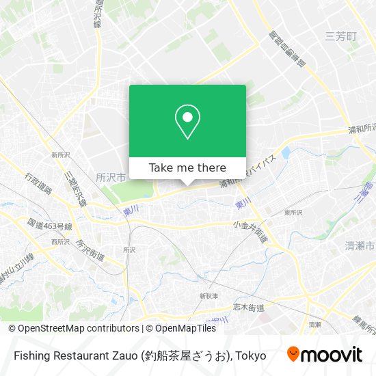 Fishing Restaurant Zauo (釣船茶屋ざうお) map