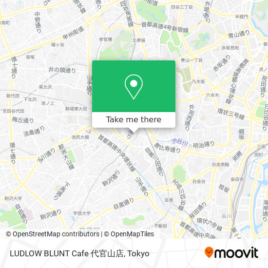 LUDLOW BLUNT Cafe 代官山店 map