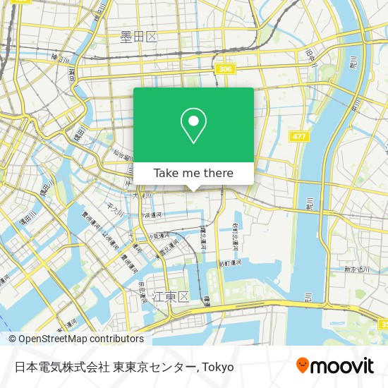 日本電気株式会社 東東京センター map