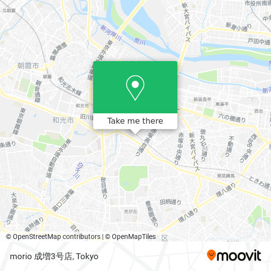 morio 成増3号店 map