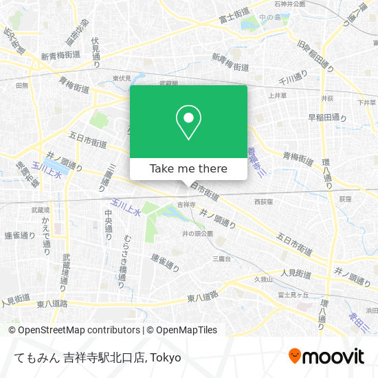 てもみん 吉祥寺駅北口店 map