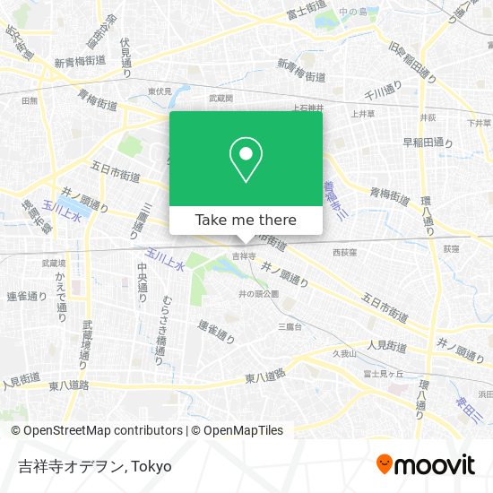 吉祥寺オデヲン map