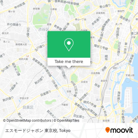 エスモードジャポン 東京校 map