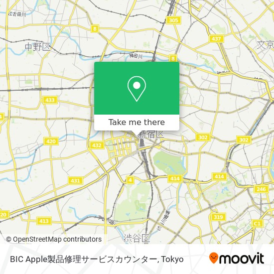 BIC Apple製品修理サービスカウンター map