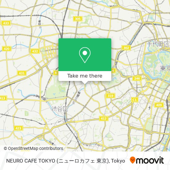 NEURO CAFE TOKYO (ニューロカフェ 東京) map