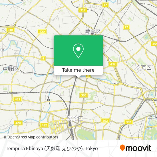 Tempura Ebinoya (天麩羅 えびのや) map