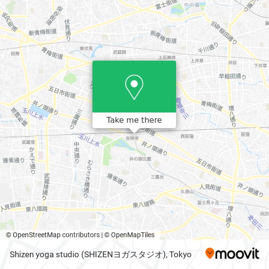 Shizen yoga studio (SHIZENヨガスタジオ) map