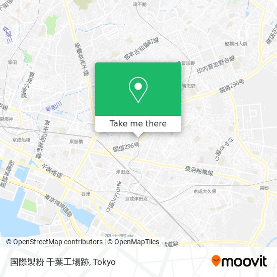 国際製粉 千葉工場跡 map