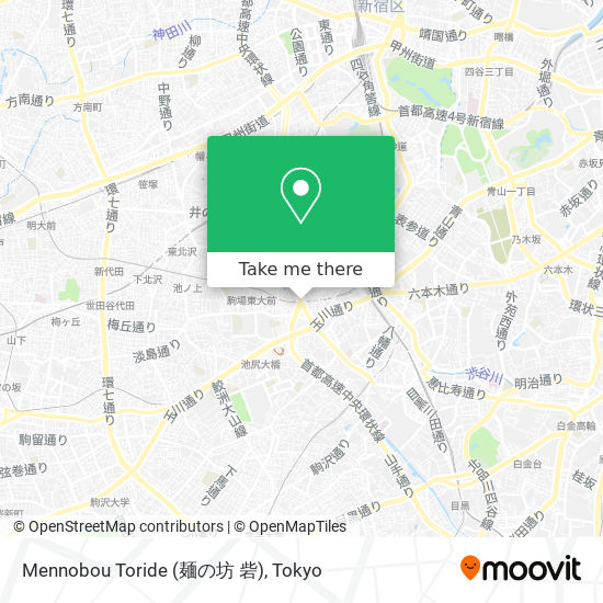 Mennobou Toride (麺の坊 砦) map