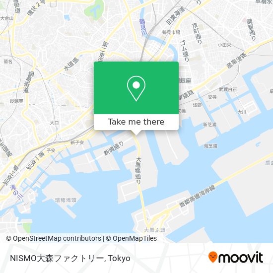 NISMO大森ファクトリー map