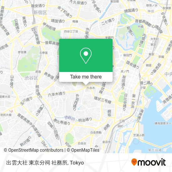 出雲大社 東京分祠 社務所 map