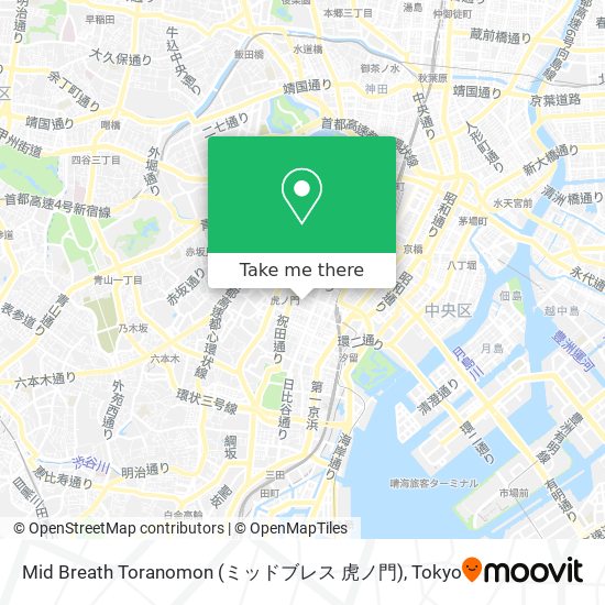 Mid Breath Toranomon (ミッドブレス 虎ノ門) map