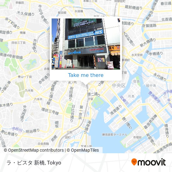 ラ・ピスタ 新橋 map