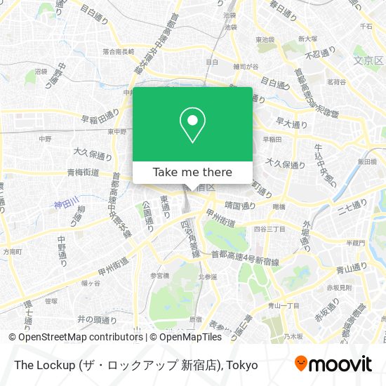 The Lockup (ザ・ロックアップ 新宿店) map