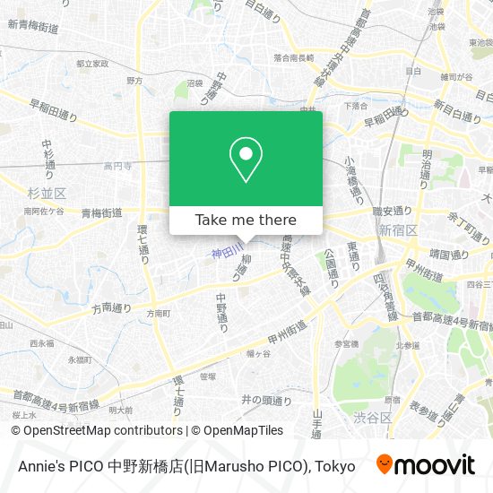 Annie's PICO 中野新橋店(旧Marusho PICO) map