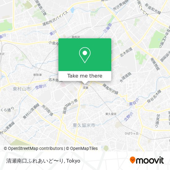 清瀬南口ふれあいど〜り map