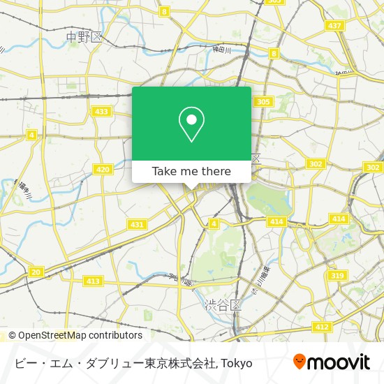 ビー・エム・ダブリュー東京株式会社 map