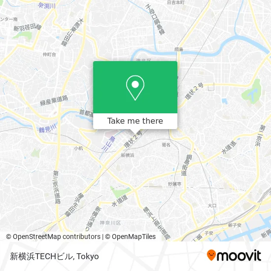 Shin-Yokohama Tech Building map