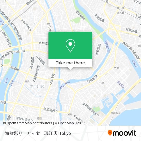 海鮮彩り　どん太　瑞江店 map
