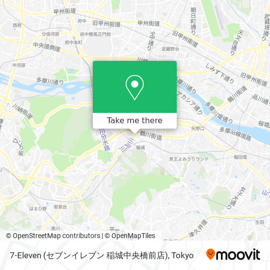 7-Eleven (セブンイレブン 稲城中央橋前店) map