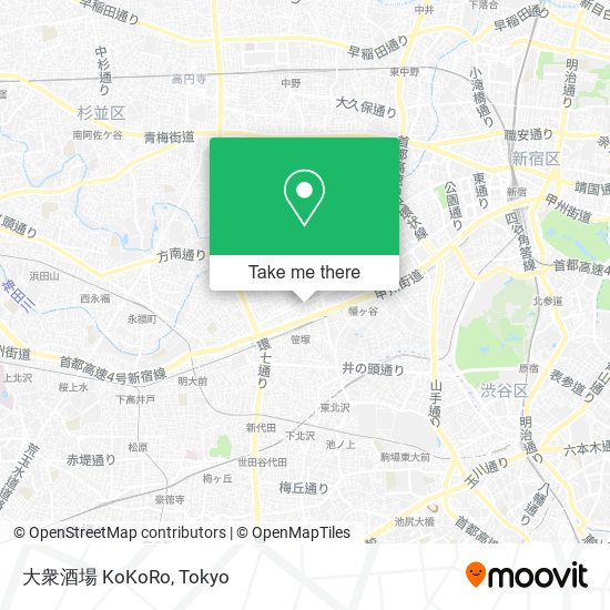 大衆酒場 KoKoRo map