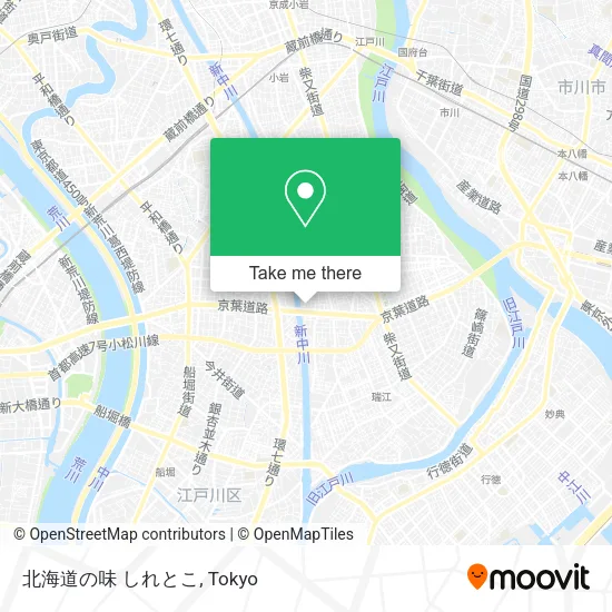 北海道の味 しれとこ map