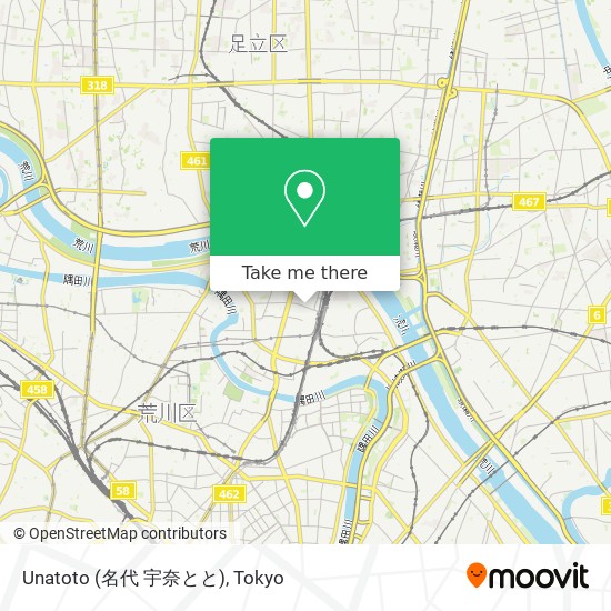 Unatoto (名代 宇奈とと) map