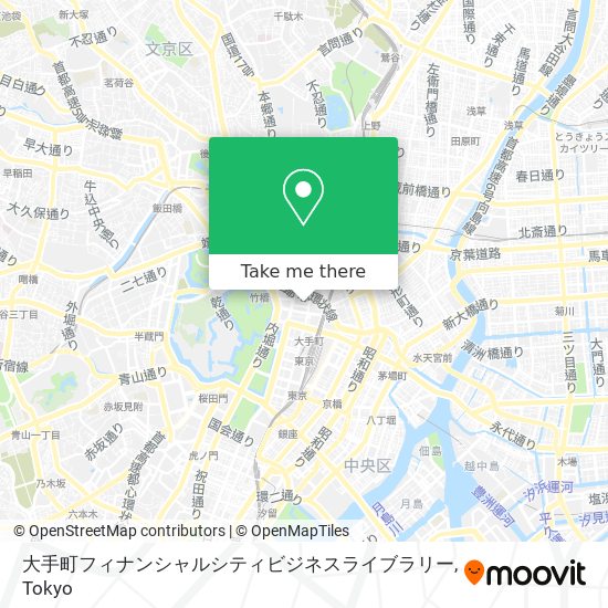 大手町フィナンシャルシティビジネスライブラリー map