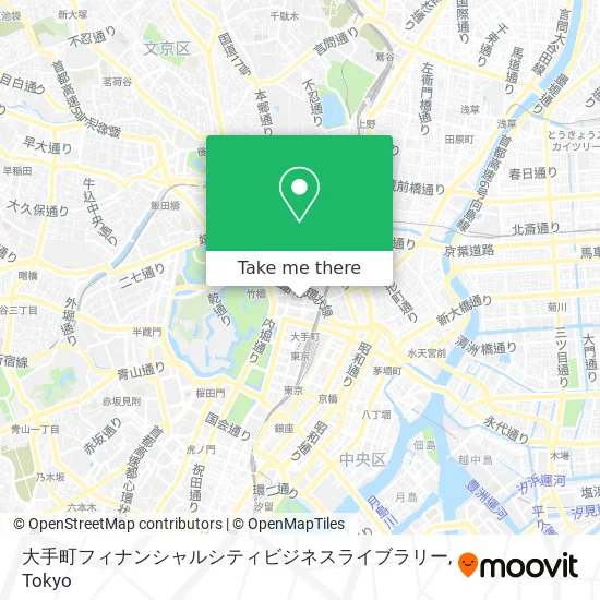 大手町フィナンシャルシティビジネスライブラリー map