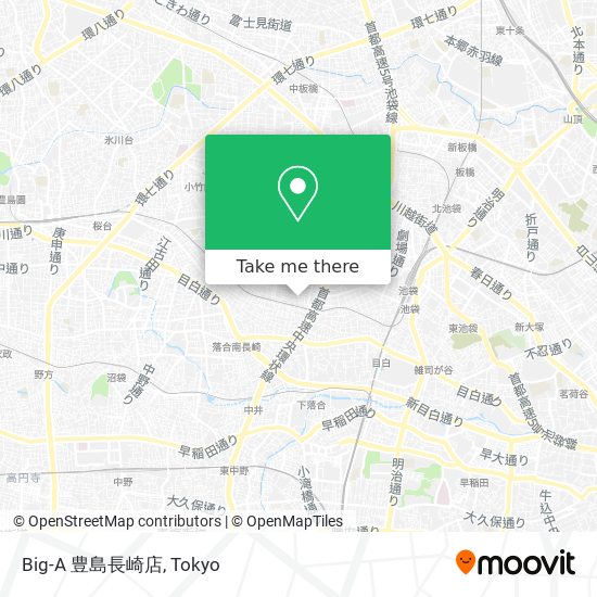 Big-A 豊島長崎店 map