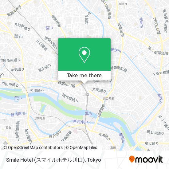 How To Get To Smile Hotel スマイルホテル川口 In 川口市 By Bus Moovit