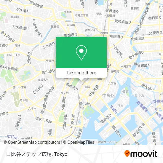 日比谷ステップ広場 map