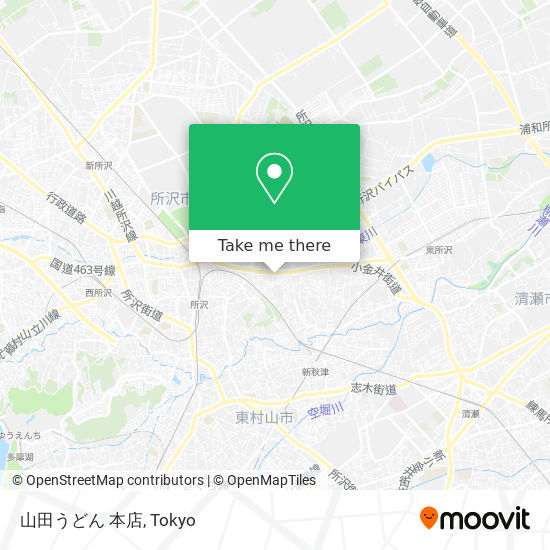 山田うどん 本店 map