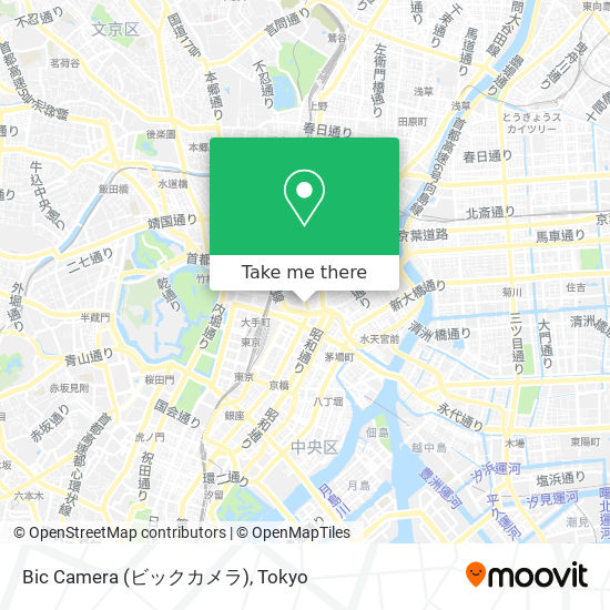 How To Get To Bic Camera ビックカメラ In 千代田区 By Bus Or Metro Moovit