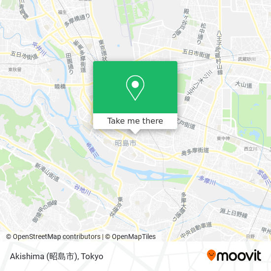 Akishima (昭島市) map