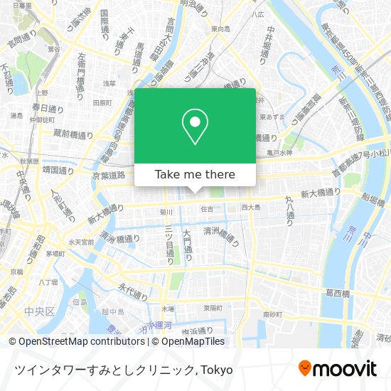 ツインタワーすみとしクリニック map