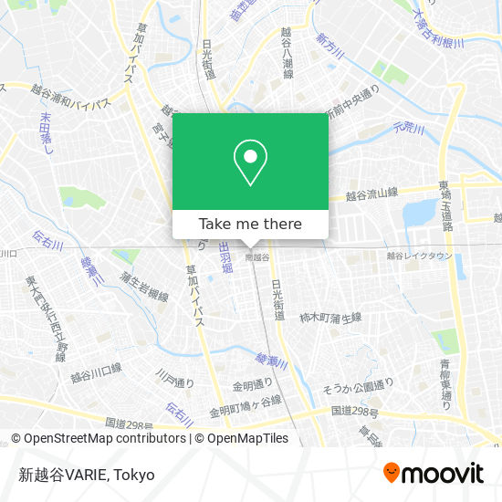 How To Get To 新越谷varie In 越谷市 By Metro Or Bus