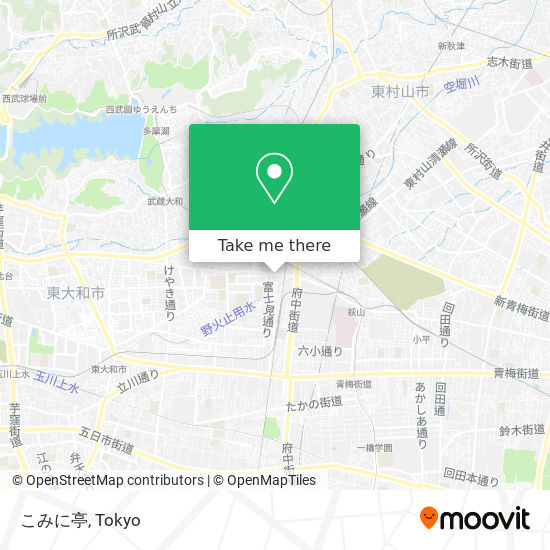 こみに亭 map
