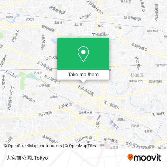 大宮前公園 map