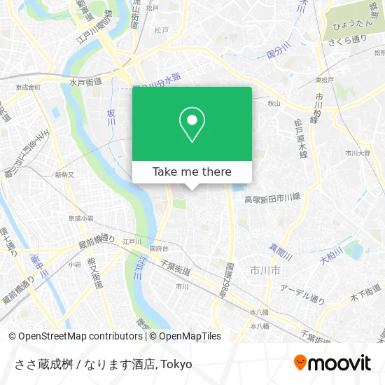 ささ蔵成桝 / なります酒店 map