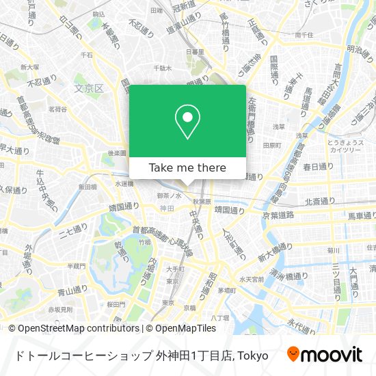 ドトールコーヒーショップ 外神田1丁目店 map