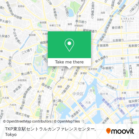 TKP東京駅セントラルカンファレンスセンター map