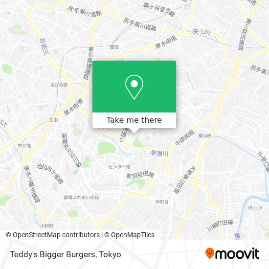 Teddy's Bigger Burgers map