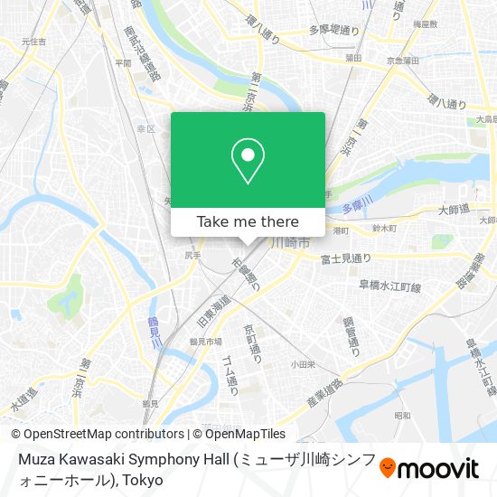 Muza Kawasaki Symphony Hall (ミューザ川崎シンフォニーホール) map