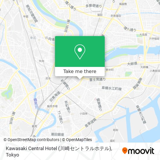 Kawasaki Central Hotel (川崎セントラルホテル) map