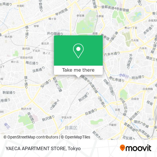 YAECA APARTMENT STORE map