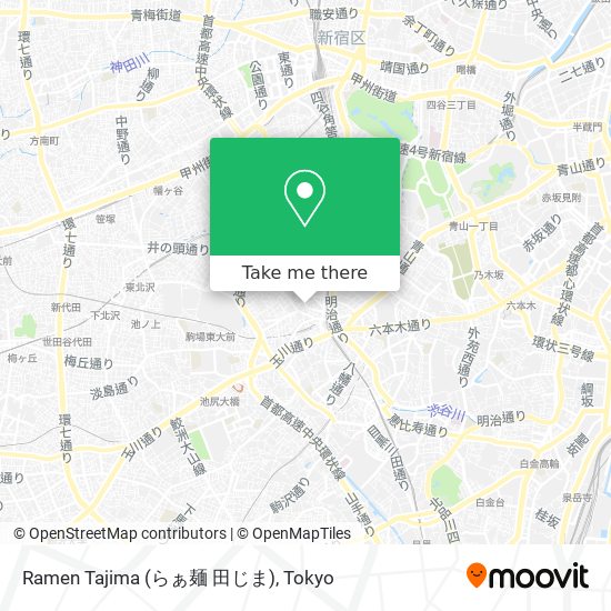 Ramen Tajima (らぁ麺 田じま) map