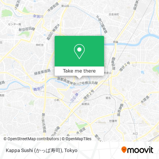 Kappa Sushi (かっぱ寿司) map